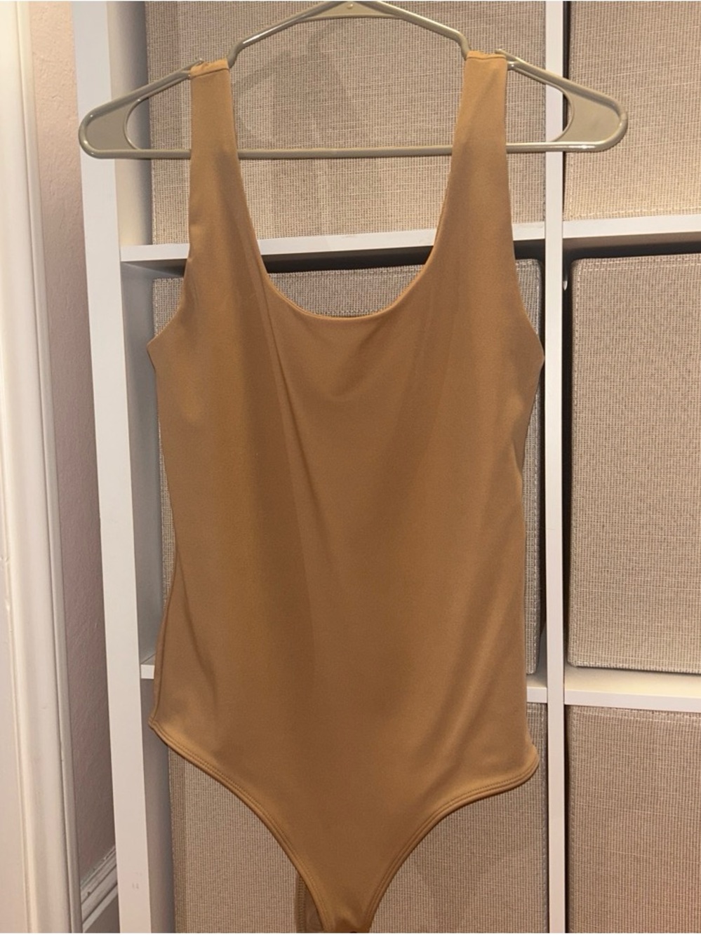 Express Tan Tank Bodysuit